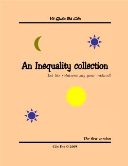 Tuyển tập Những bài bất đẳng thức từ các cuộc thi giải toán