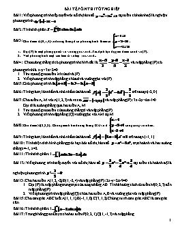 Tổng hợp các bài tập luyện thi Tốt nghiệp, Đại học môn Toán