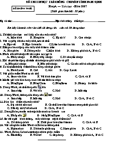 5 Đề thi Tin học trẻ không chuyên tỉnh Nam Định năm 2007