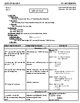 Giáo án Đại số 8 - Tuần 4 - Tiết 8: Luyện tập - Đỗ Thị Hằng