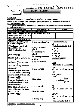 Giáo án Đại số 9 cả năm - In Hoa