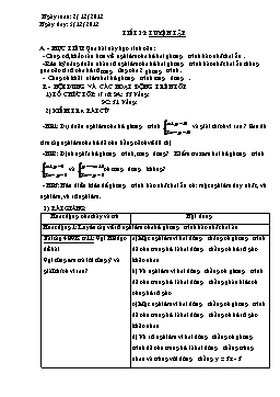 Giáo án Đại số 9 - Tiết 32: Luyện tập - Trần Lan