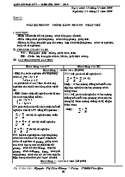 Giáo án Đại số 9 - Tiết 34, 35, 36 - Nguyễn Thị Kim Nhung