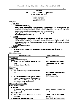 Giáo án dạy Lớp 2 tuần 24