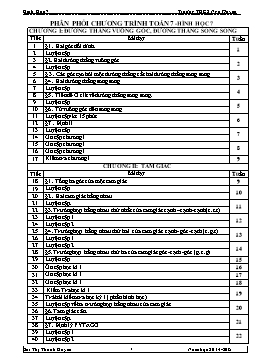 Giáo án Hình học 7 năm học 2014-2015 - Bùi Thị Thanh Huyền