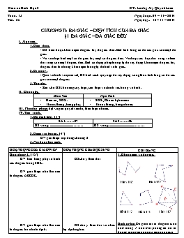 Giáo án Hình học 8 - Tiết 25: Đa giác - Đa giác đều - Lương Mỹ Quỳnh Lam