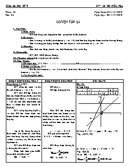 Giáo án Hình học 9 - Tiết 23: Luyện tập - Lê Thị Kiều Thu