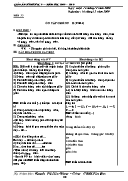 Giáo án Hình học 9 - Tiết 33, 34, 35 - Nguyễn Thị Kim Nhung