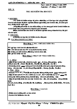 Giáo án Hình học 9 - Tiết 36, 37 - Nguyễn Thị Kim Nhung