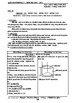 Giáo án Hình học 9 - Tiết 58, 59, 60 - Nguyễn Thị Kim Nhung