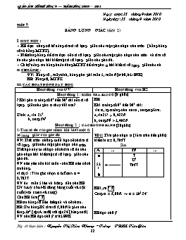 Giáo án Hình học 9 - Tiết 9, 10, 11 - Nguyễn Thị Kim Nhung