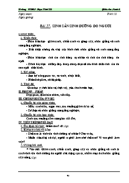 Giáo án Sinh học 6 - Tiết 31: Sinh sản sinh dưỡng do người