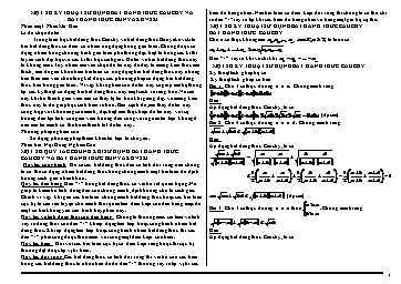 Một số kỹ thuật sử dụng bất đẳng thức Cauchy và bất đẳng thức Bunyakovski