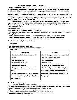 Đề cương ôn học kỳ I môn Sinh học Lớp 9 - Năm học 2012-2013