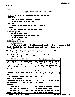 Giáo án dạy Sinh học 6 cả năm theo chương trình chuẩn