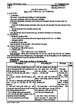 Giáo án dạy Sinh học 6 trọn bộ (mới)