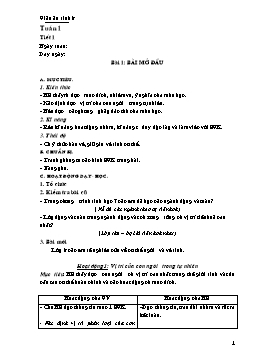 Giáo án dạy Sinh học 8 trọn bộ