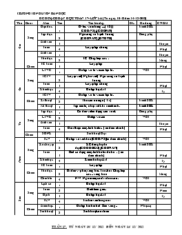 Giáo án Lớp 5 - Tuần 17 - Trường TH Nguyễn Bá Ngọc