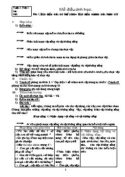 Giáo án Sinh học Khối 6 trọn bộ - Năm học 2010-2011