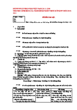 Giáo án Sinh học Lớp 6 - Tiết 1 đến 19