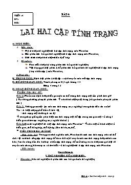 Giáo án Sinh học Lớp 9 - Tiết 4: Lai hai cặp tính trạng