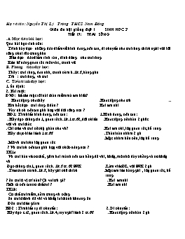 Giáo án hội giảng đợt 1 - Môn Sinh học Lớp 7 - Tiết 19: Trai sông - Nguyễn Thị Lý