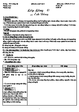 Giáo án môn Sinh học 7 - Tiết 40 đến 66