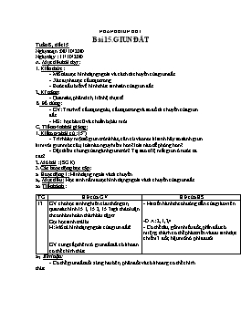 Giáo án môn Sinh học Khối 7 - Tuần 8 đến 11 - Năm học 2010-2011