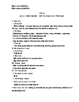 Giáo án Sinh học 7 - Tiết 16+17 - Năm học 2011-2012