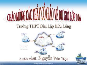 Bài giảng Tin học Lớp 10 - Bài 20: Mạng máy tính - Nguyễn Văn Hòa