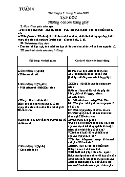 Giáo án Lớp 5 - Tuần 4 đến 15 - Năm học 2009-2010