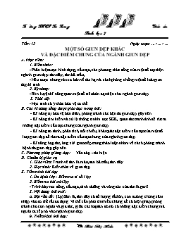 Giáo án môn Sinh học 7 - Tiết 14 đến 18