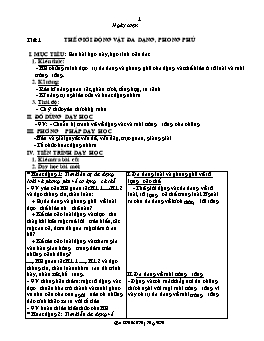 Giáo án môn Sinh học Khối 7 - Trọn bộ chương trình giảng dạy cả năm - Năm học 2007-2008