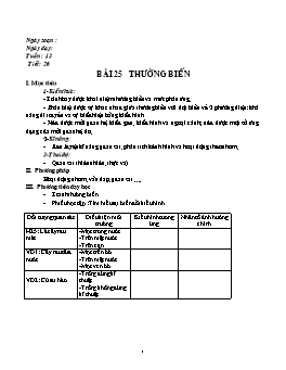 Giáo án Sinh học Lớp 9 - Tiết 26: Thường biến - Danh Minh