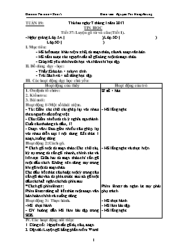 Giáo án Tin học Lớp 5 - Học kỳ II - Năm học 2012-2013