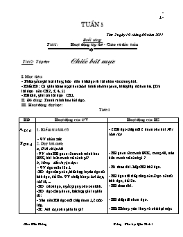 Giáo án điện tử Lớp 2 - Tuần 5 - Kha Văn Thông