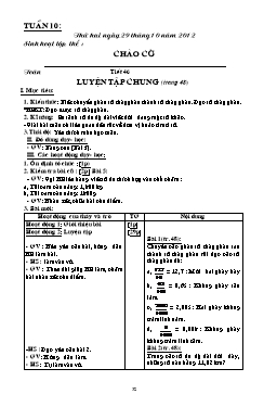 Giáo án điện tử Lớp 5 - Tuần 10