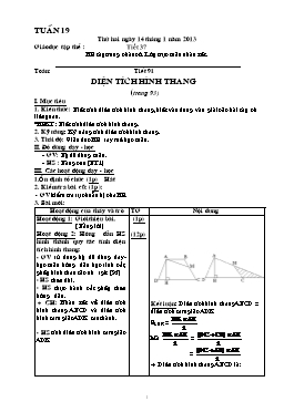 Giáo án điện tử Lớp 5 - Tuần 19