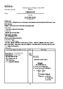 Giáo án điện tử Lớp 5 - Tuần 20