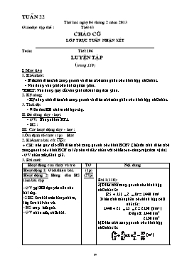 Giáo án điện tử Lớp 5 - Tuần 22