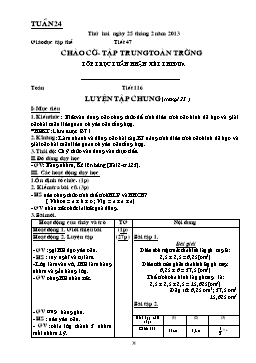 Giáo án điện tử Lớp 5 - Tuần 24