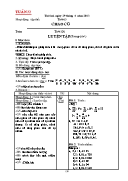 Giáo án điện tử Lớp 5 - Tuần 32