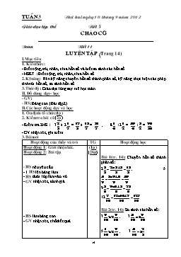 Giáo án điện tử Lớp 5 - Tuần 3