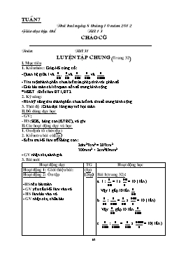 Giáo án điện tử Lớp 5 - Tuần 7