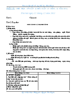 Giáo án dạy học Lớp 5 - Tuần 17 - Nguyễn Văn Tuyền