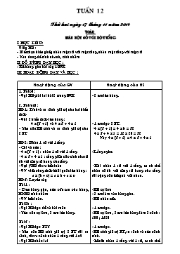 Giáo án điện tử Khối 4 - Tuần 12