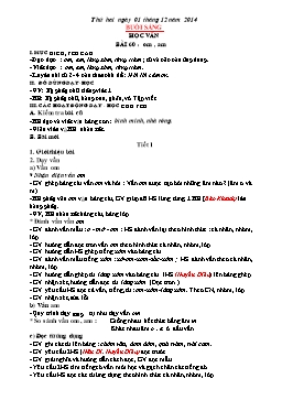 Giáo án điện tử Lớp 1 - Tuần 15 - Năm 2014