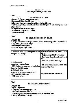 Giáo án điện tử Lớp 1 - Tuần 17 - Võ Thị Cầm Thi