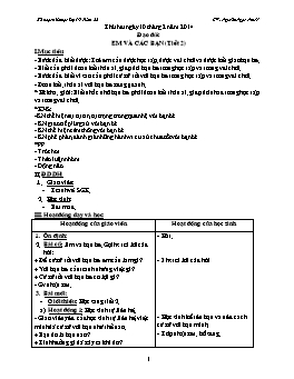 Giáo án điện tử Lớp 1 - Tuần 22