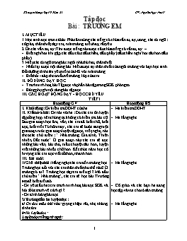 Giáo án điện tử Lớp 1 - Tuần 25